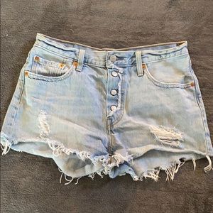 Levi Distressed Shorts